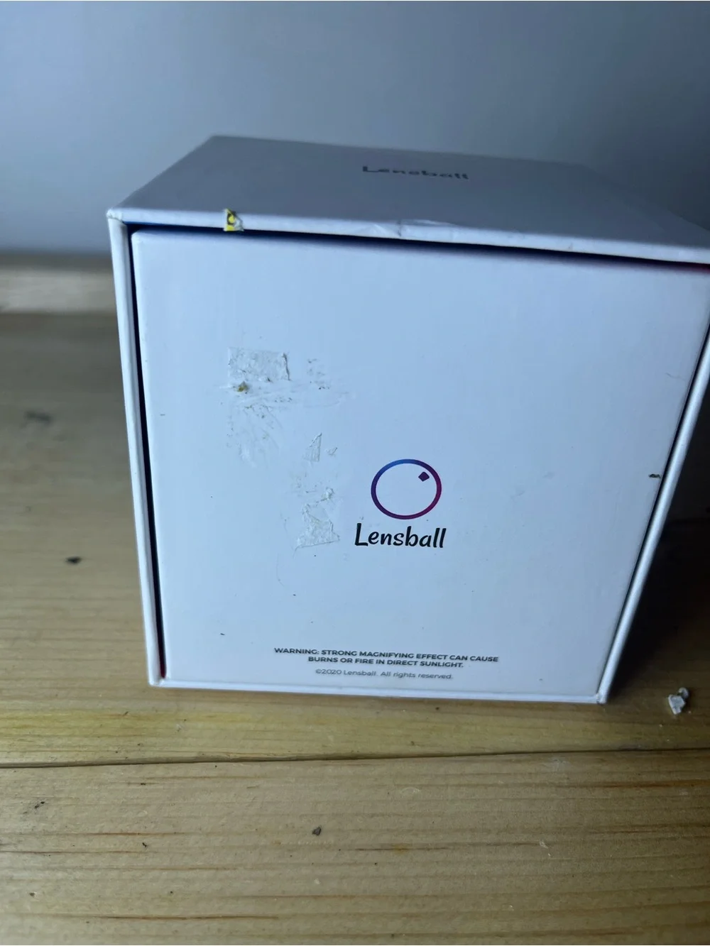Lensball 80mm Crystal Photography Ball with Original Box & Protective Pouch